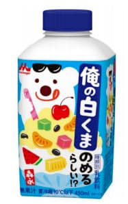森永乳業の「俺の白くまのめるらしい」。練乳やフルーツ、小豆の風味で白くまを表現した 森永乳業の「俺の白くまのめるらしい」。練乳やフルーツ、小豆の風味で白くまを表現した