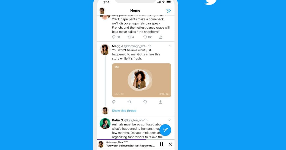 米ツイッター 声 でつぶやき可能に 日本経済新聞