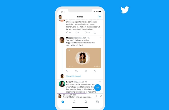 米ツイッター 声 でつぶやき可能に 日本経済新聞