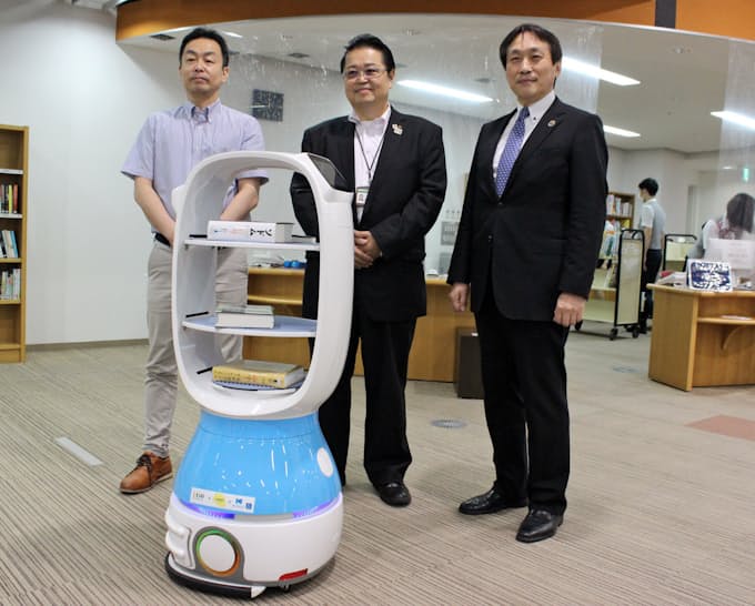 本の運搬 ロボットに 熊本市の図書館で実証実験 日本経済新聞