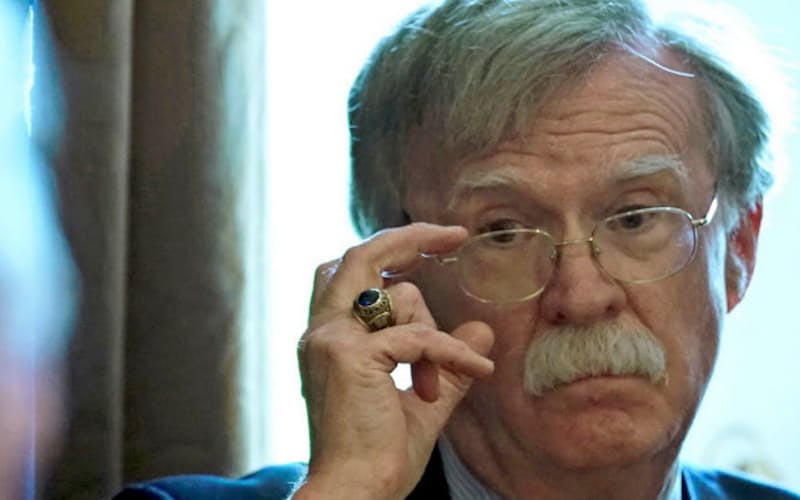 ボルトン前米大統領補佐官は23日に著書を出版する=ロイター ボルトン前米大統領補佐官は23日に著書を出版する=ロイター