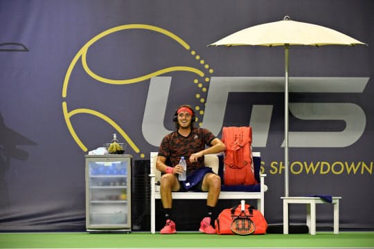 フランスで始まったテニスの新企画「UTS」。インターバルには選手のトークも