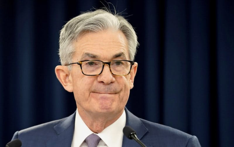 FRBのパウエル議長=ロイター FRBのパウエル議長=ロイター