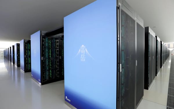 理化学研究所と富士通が共同開発したスーパーコンピューター「富岳」=共同