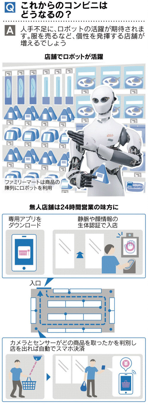 見てわかる 岐路に立つコンビニ 勝ち組の壁 日本経済新聞