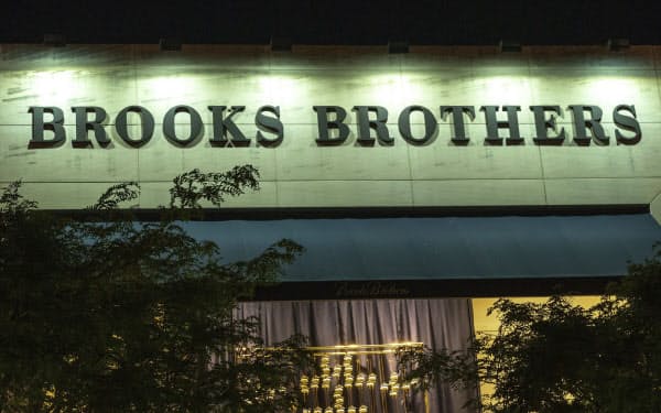 米ブルックス・ブラザーズは破産法11条の適用を申請した=AP