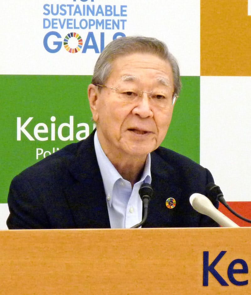 中西経団連会長は6月の経財諮問会議で製薬業界の意向を代弁した 中西経団連会長は6月の経財諮問会議で製薬業界の意向を代弁した