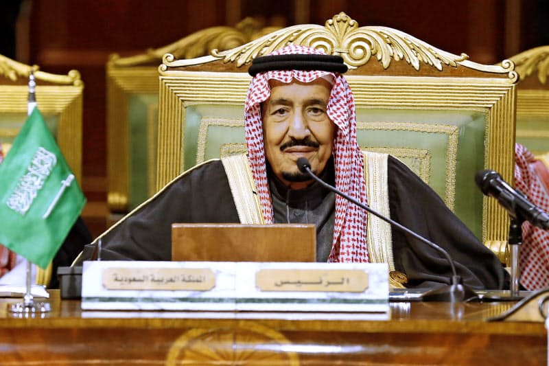 検査入院が発表されたサウジアラビアのサルマン国王=AP 検査入院が発表されたサウジアラビアのサルマン国王=AP