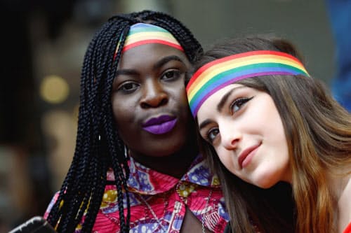 他の欧州諸国に比べて、イタリアではLGBTの人々への風当たりが強い=ロイター
