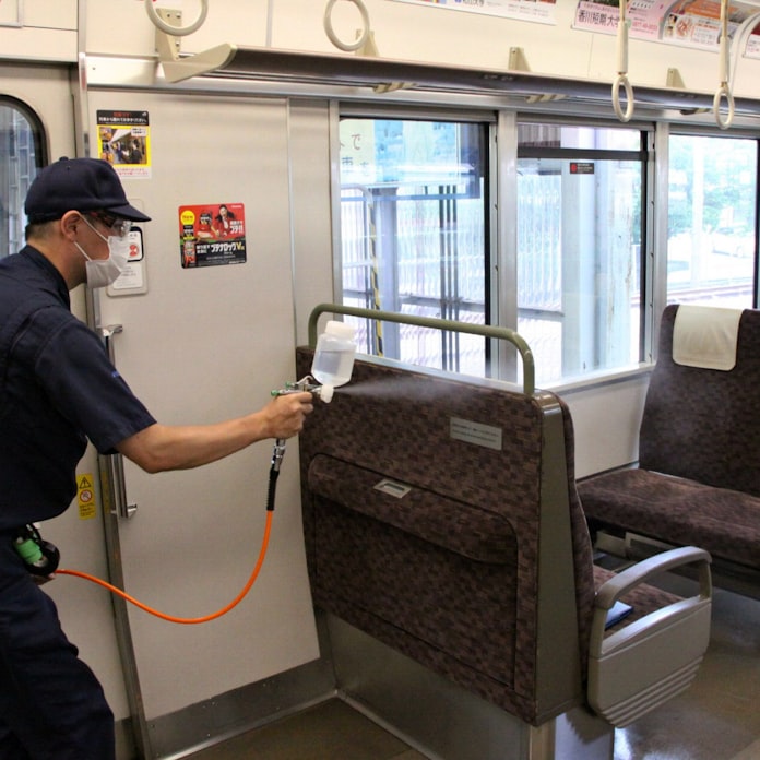 新型コロナ Jr西 岡山支社 在来線車両内に抗菌処理 全車両 日本経済新聞 新型コロナ Jr西 岡山支社 在来線車両内に抗菌処理 全車両 日本経済新聞