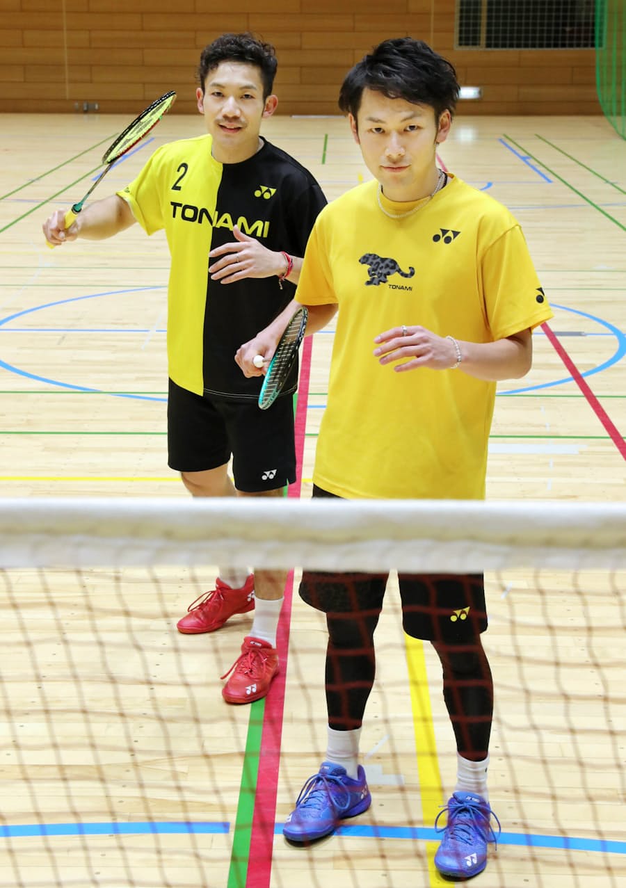 全日本王者倒し自信 バドミントン園田 嘉村組 下 日本経済新聞