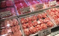 国産豚肉は内食のメニューに人気だ
