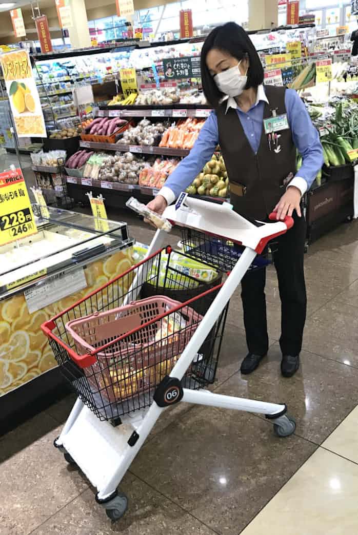 買い物しながら商品をスキャン ヨークベニマル 日本経済新聞