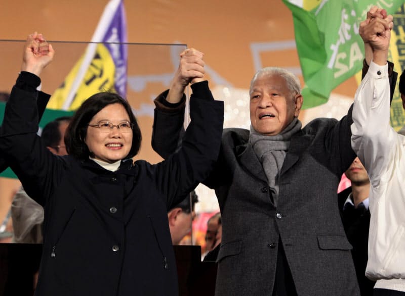 李登輝・元総統は、蔡英文総統を支え続けた=ロイター 李登輝・元総統は、蔡英文総統を支え続けた=ロイター