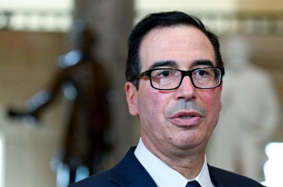 ムニューシン米財務長官=ロイター