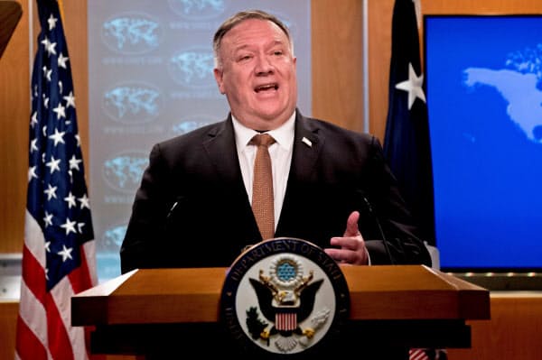 ポンペオ米国務長官は中国による人権侵害などへの批判を強めている=ロイター