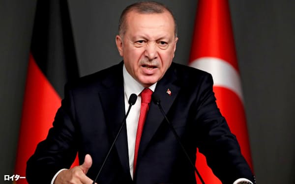 トルコのエルドアン大統領は景気対策を優先し、中銀に利下げを促してきた=ロイター