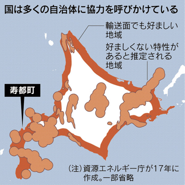 北海道寿都町 核のごみ 調査に応募検討 日本経済新聞