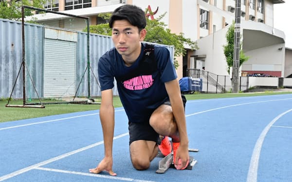 東京パラリンピックでは金メダルと世界記録更新を目標に定める石田駆。大会の1年延期は「成長のための猶予」と語る