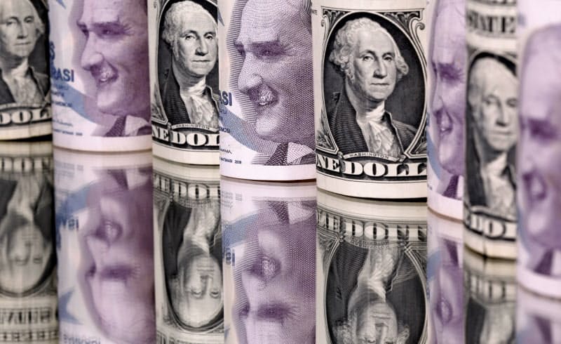 リラは昨年末から対ドルで2割近く下落した=ロイター リラは昨年末から対ドルで2割近く下落した=ロイター