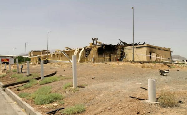 イラン中部ナタンズの核関連施設は7月に火災が起きていた(7月2日)=ロイター