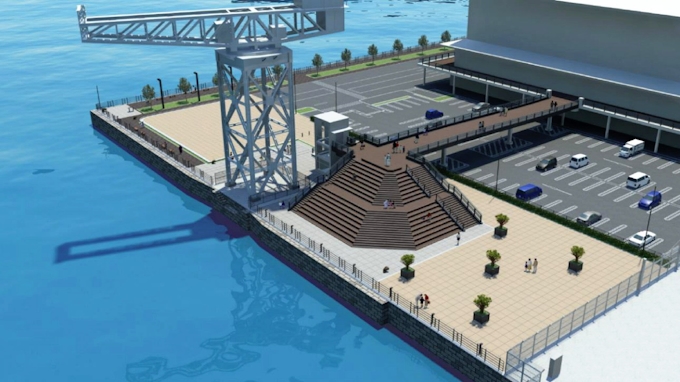 横浜市 イベント広場 ハンマーヘッドパーク 開園 日本経済新聞