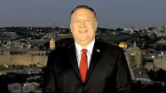 トランプ米政権は敵対するイランへの包囲網づくりを急いでいる(ポンペオ米国務長官)=AP トランプ米政権は敵対するイランへの包囲網づくりを急いでいる(ポンペオ米国務長官)=AP