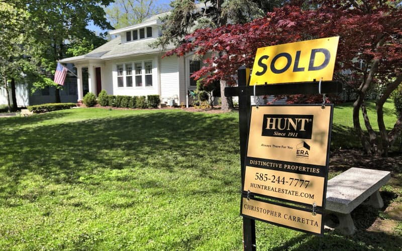 7月の米新築住宅販売件数は前年同月比36%増となった=AP 7月の米新築住宅販売件数は前年同月比36%増となった=AP