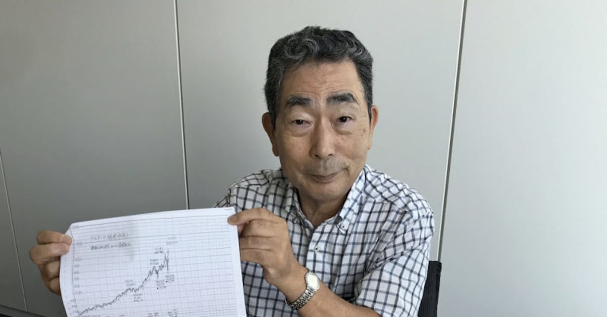 手描きチャートで相場先読み 60年を市場とともに 日本経済新聞
