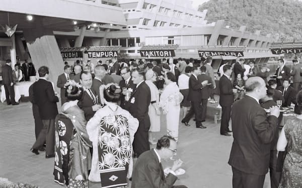 1968年、京都国際会館で万博開催に向けた政府代表会議が開かれた