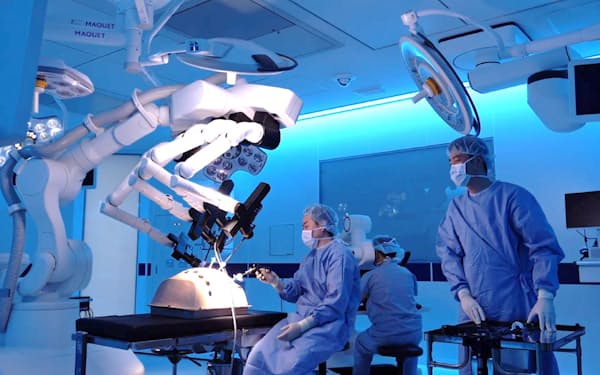 メディカロイドが開発した手術支援ロボットを軸に、次世代医療システムの開発を目指す