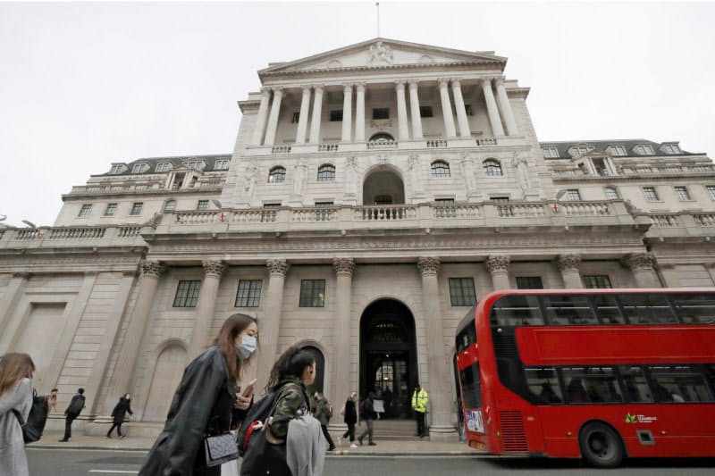 英イングランド銀は日銀などと中央銀行デジタル通貨の研究を進めている(ロンドンの本店)=AP 英イングランド銀は日銀などと中央銀行デジタル通貨の研究を進めている(ロンドンの本店)=AP