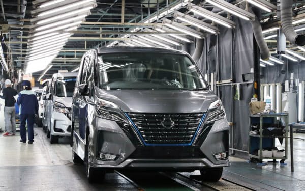 日産自動車九州の生産ライン(福岡県苅田町)
