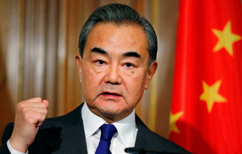 中国の王毅外相=ロイター 中国の王毅外相=ロイター