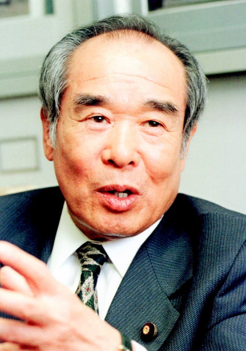 自民党の村上正邦元参院議員 自民党の村上正邦元参院議員
