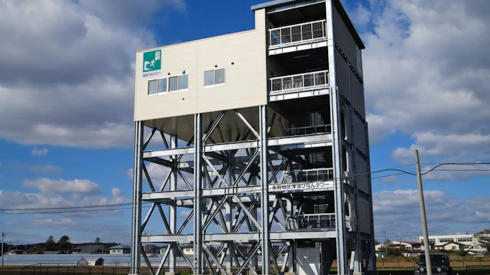 津波避難タワー 計画の2割未完成 用地や予算が壁に 日本経済新聞
