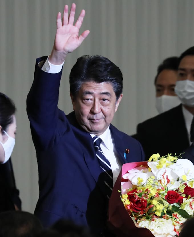 安倍前総裁の発言要旨 菅新総裁 令和時代に最もふさわしい 日本経済新聞