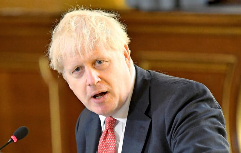 ジョンソン英首相は対EU交渉で強硬姿勢を崩していない=ロイター ジョンソン英首相は対EU交渉で強硬姿勢を崩していない=ロイター