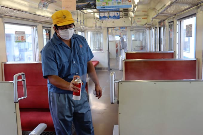 新型コロナ 伊豆箱根鉄道 全車両に抗菌加工 コロナ感染予防 日本経済新聞