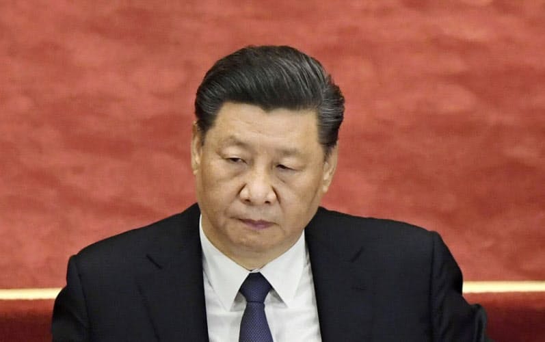 習指導部への批判を一切認めない姿勢が改めて鮮明になった=共同 習指導部への批判を一切認めない姿勢が改めて鮮明になった=共同