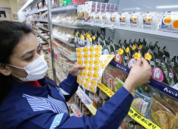 販売期限の迫った商品の値引き情報をスマホに配信する