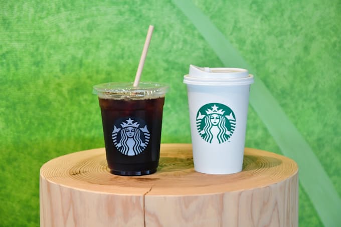 スタバ アイスコーヒーも紙製カップ 日本経済新聞