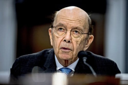 ロス商務長官は対中輸出規制を強化している=AP