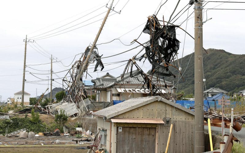 大型台風などの被害が相次ぐ(千葉県南房総市) 大型台風などの被害が相次ぐ(千葉県南房総市)