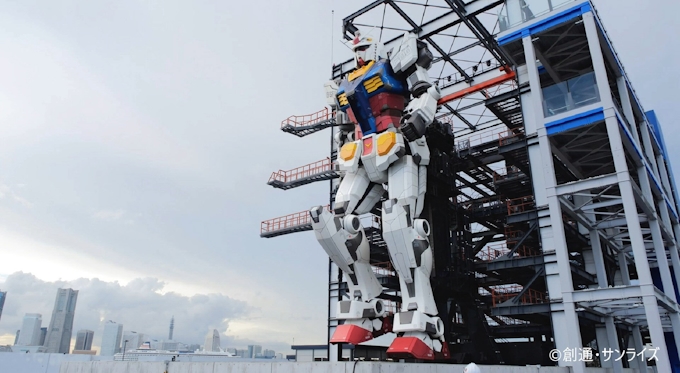 バンダイナムコが動くガンダム 横浜で観覧可 日本経済新聞