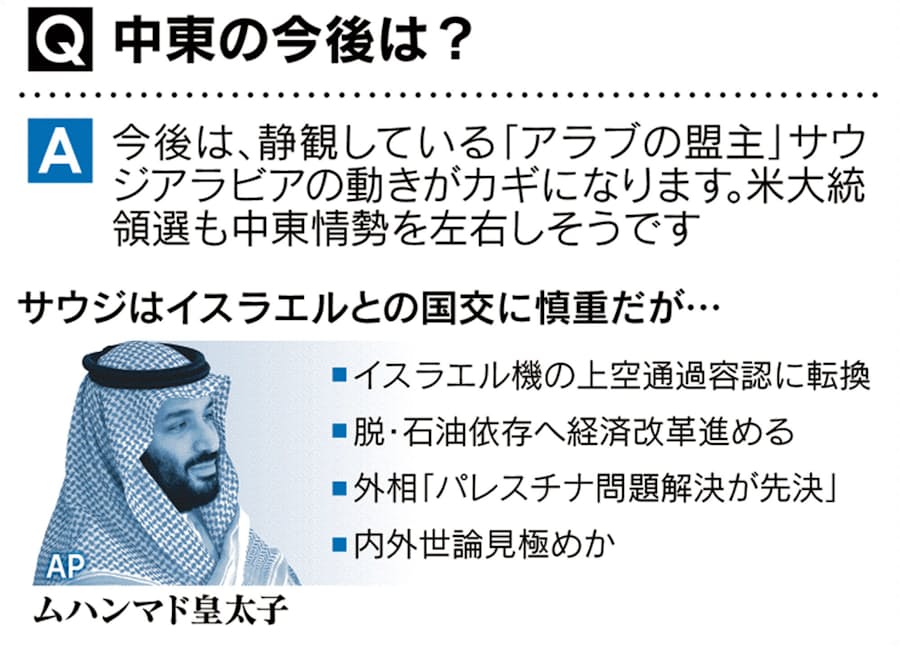 見てわかる中東情勢 敵の敵は味方 の国交正常化 日本経済新聞