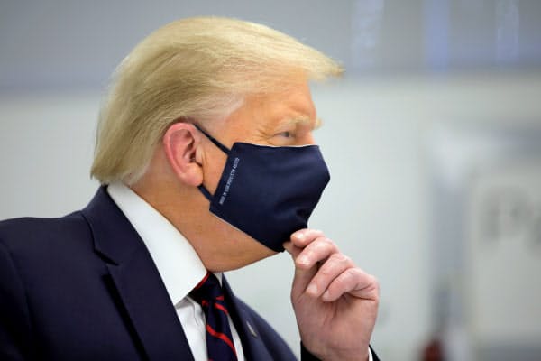 新型コロナウイルスに感染したトランプ米大統領=ロイター