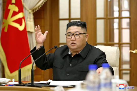 金氏が新型コロナに感染した海外首脳に見舞い電報を送るのは初めて(朝鮮中央通信・共同)