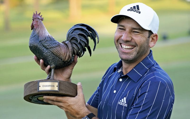 セルヒオ・ガルシアはサンダーソンファームズ選手権を制し、米ツアー3年ぶりの優勝を手にした=AP セルヒオ・ガルシアはサンダーソンファームズ選手権を制し、米ツアー3年ぶりの優勝を手にした=AP