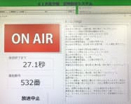 AIアナが読み上げる天気予報の原稿 AIアナが読み上げる天気予報の原稿